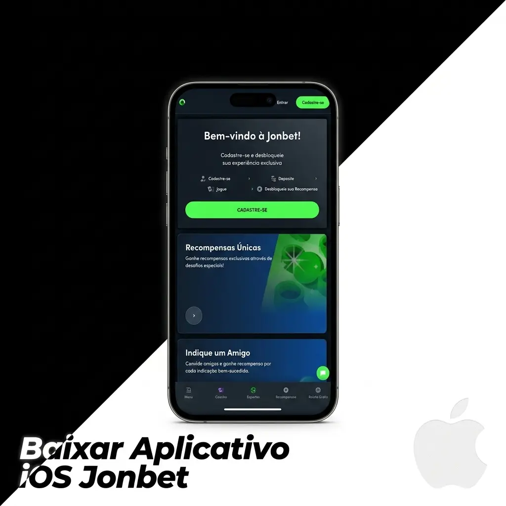 Passo a passo para baixar aplicativo iOS Jonbet e adicionar atalho à tela de início via Safari